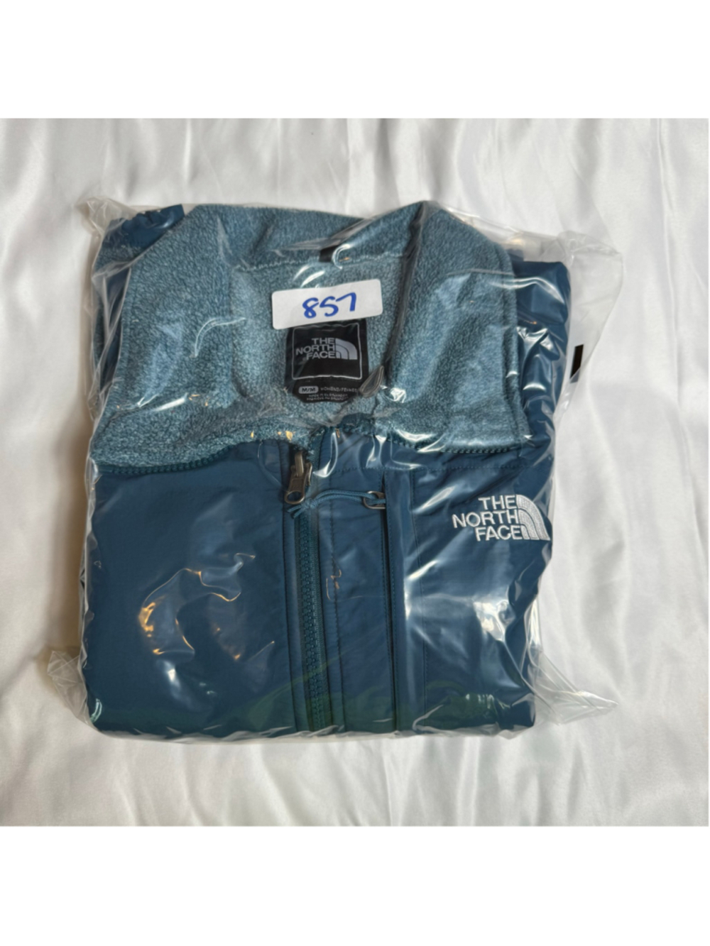 Women's The North Face Teal Polartec Fleece Jacket M - Picture 9 of 9